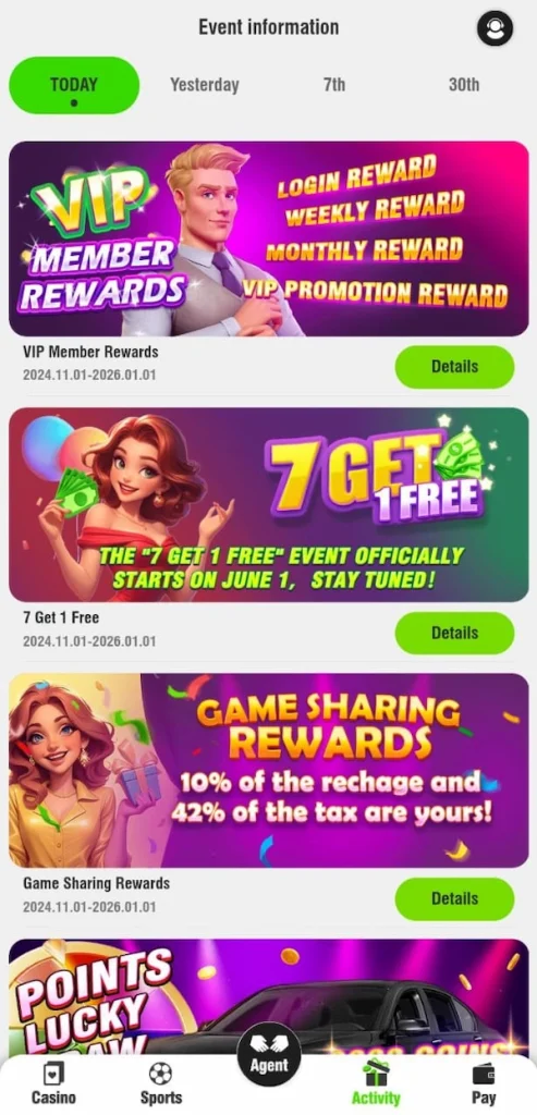 W9 Bet Game Rewards