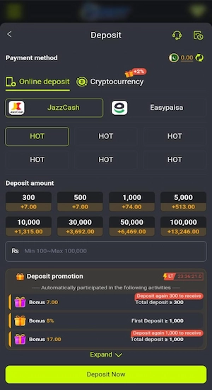 8JJBet Game Deposits