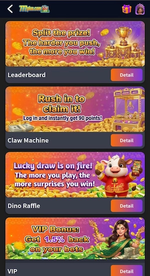 777Plus Game Bonuses